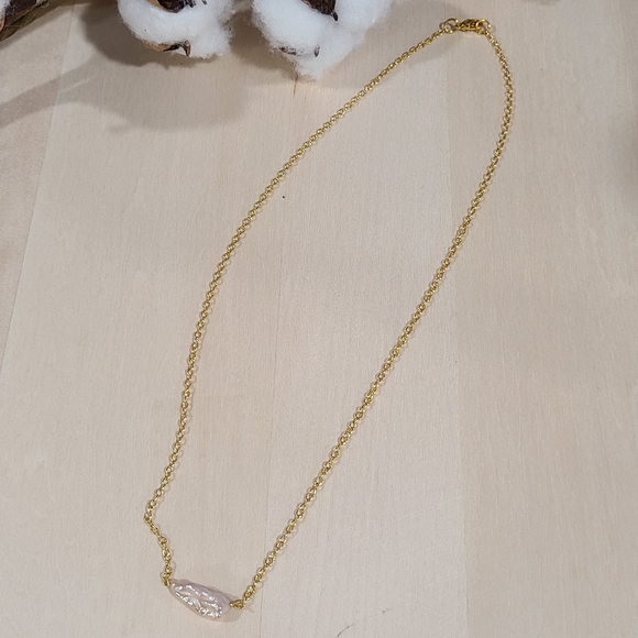 🎉🎉NEW🎉🎉 BEAUTIFUL!! Simple Pink Freshwater Pearl Necklace - Picture 12 of 13